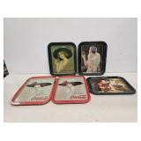 Coca-Cola Metal Serving Trays