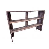 Primitive Hand Made Barn Wood Crock Shelf