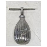 Vintage HMQ Nickle Plated Nut Cracker