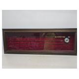 Early Fly Rod & Reel Mounted in Shadowbox
