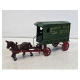 Cast Iron Horsedrawn Wagon Toy