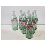 7 Coca-Cola Glass Soda Bottles