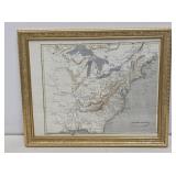 1805 Eastern United States Framed Map