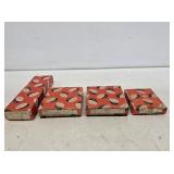 4 Vintage Case XX Pumpkin Knife Boxes