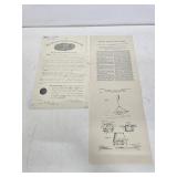 1901 Patent Documents for Stove Vapor Burner