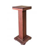 Pine Pedestal Plant Stand