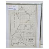 1843 Wabash & Ohio Canal Map