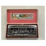 Early M.Hohner Echo Harp with Original Box