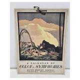 1930 Color Symphonies Milton Bradley Calendar