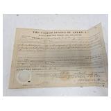 1855 Illinois Land Document Franklin Pierce