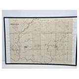 1870 Daviess & Martin County Indiana Map