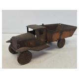 Early Pressed Steel Toy Dump Truck