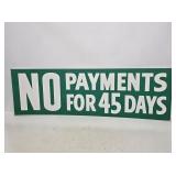 Vintage Cardstock Used Car Lot Sign
