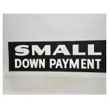 Vintage Cardstock Used Car Lot Sign