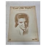 1956 Elvis Presley "Love Me Tender" Sheet Music