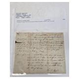 1809 Harrison County, Indiana Territory Warrant