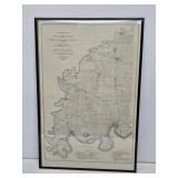 1898 Southern Indiana Counties Coal Map