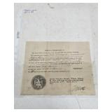1813 Harrison County, IN Court Summons Document