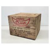 France Cruse Wooden Wine Crate