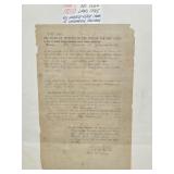 1850 Wabash & Erie Canal Land Sale Document