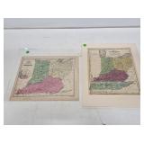 1847 & 1848 Indiana, Ohio & Kentucky Maps