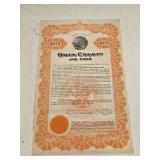 1912 Owen County Indiana Jail Bond