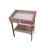 Wooden Display Case on Legs