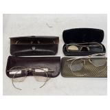 4 Early 12K Gold Filled Eyeglasses