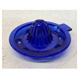 Cobalt Blue Glass Lemon Juicer