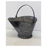 Galvanized Metal Ash Bucket with Handle