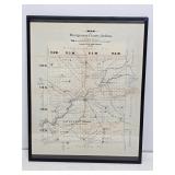 1875 Montgomery County Indiana Geology Map
