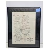 1875 Vanderburgh County Indiana Geology Map