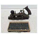 Antique Stanley No.45 Wood Plane with Cutters