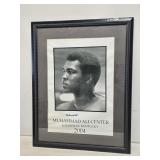Authentic Muhammad Ali Signed Framed Poster