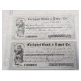 1854 Lockport Bank & Trust Deposit Tickets