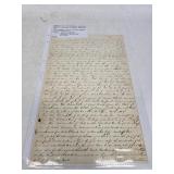 1840 Madison & Indianapolis RR Contract Document