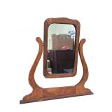 Wooden Dresser Mirror with Yoke