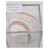 Willie Mays Signed Baseball
