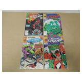 LOT OF 4 HIGH GRADE MARVEL AMAZING SPIDER-MAN