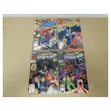 LOT OF 4 HIGH GRADE MARVEL AMAZING SPIDER-MAN