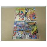 LOT OF 4 HIGH GRADE MARVEL AMAZING SPIDER-MAN
