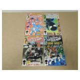 LOT OF 4 HIGH GRADE MARVEL AMAZING SPIDER-MAN