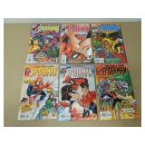 LOT OF 6 HIGH GRADE MARVEL AMAZING SPIDER-MAN