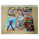 LOT OF 6 MARVEL COMICS DAREDEVIL 197 - 202