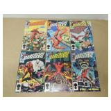 LOT OF 6 MARVEL COMICS DAREDEVIL 209 - 214