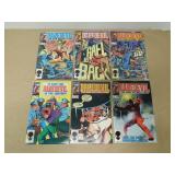 LOT OF 6 MARVEL COMICS DAREDEVIL 215 - 220