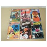 LOT OF 6 MARVEL COMICS DAREDEVIL 251 - 256