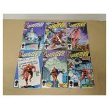 LOT OF 6 MARVEL COMICS DAREDEVIL 239 - 244