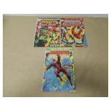 LOT OF 3 MARVEL COMICS DAREDEVIL BRONZE AGE BOOKS