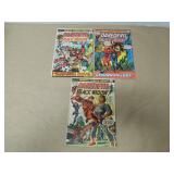 LOT OF 3 MARVEL COMICS DAREDEVIL BRONZE AGE BOOKS